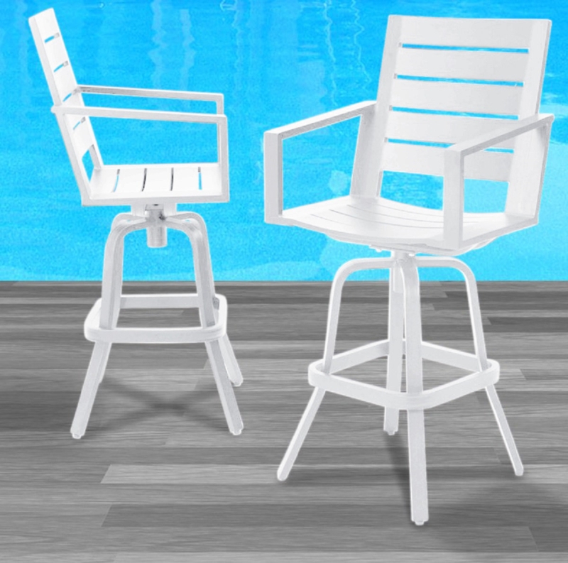 Adelynn Metal Outdoor 30'' Bar Stool