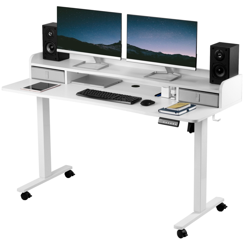 Adjustable Metal Base Standing Desk