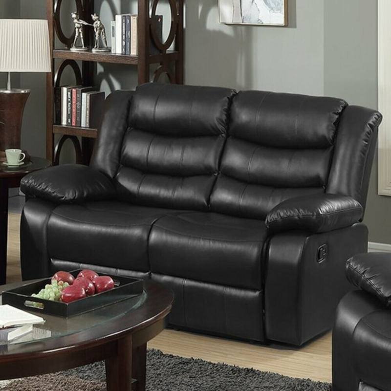 Amarien 56'' Faux Leather Reclining Loveseat