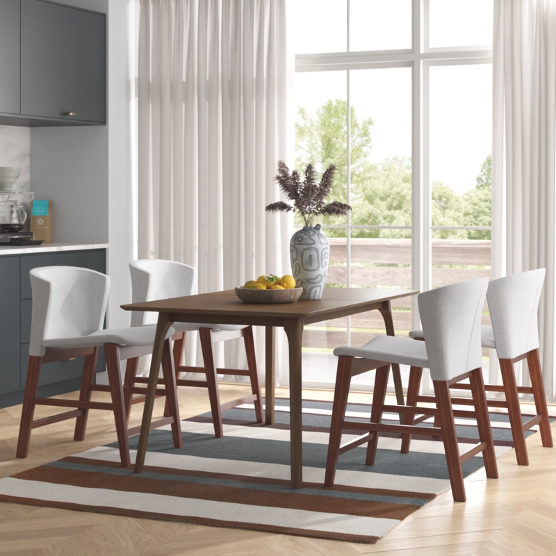 Arkee Solid Wood Base Dining Table