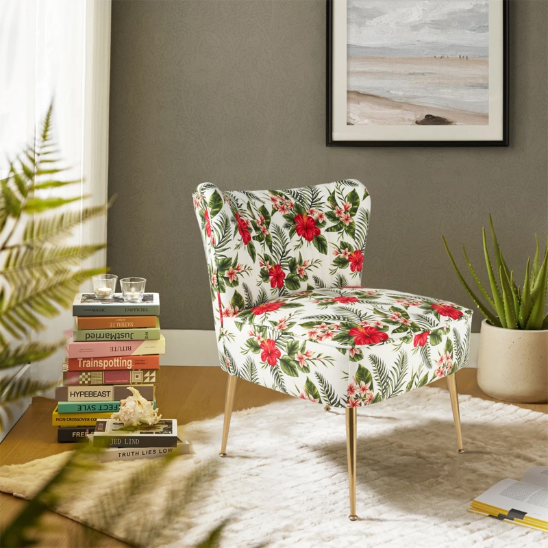 Arxhira Velvet Accent Chair