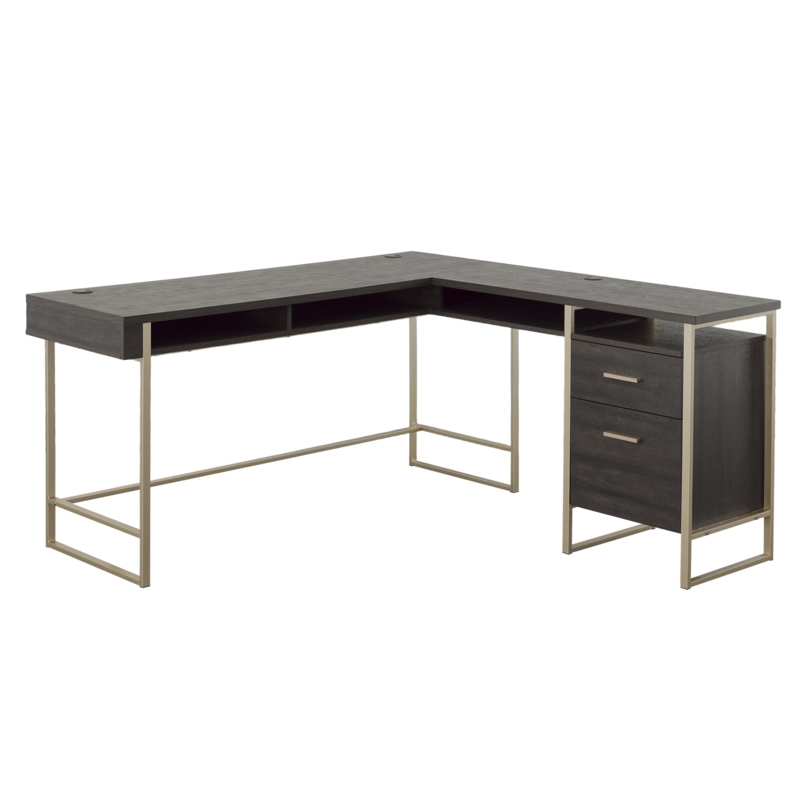 Avellana L-Shaped Executive Desk