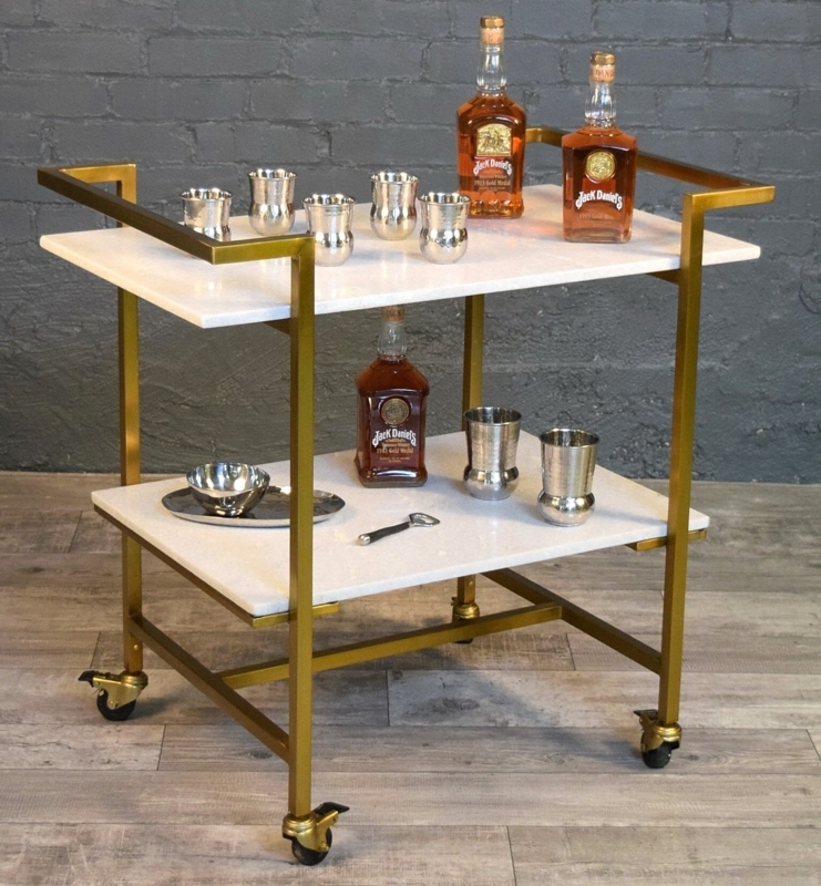 Avondale Metal Bar Cart