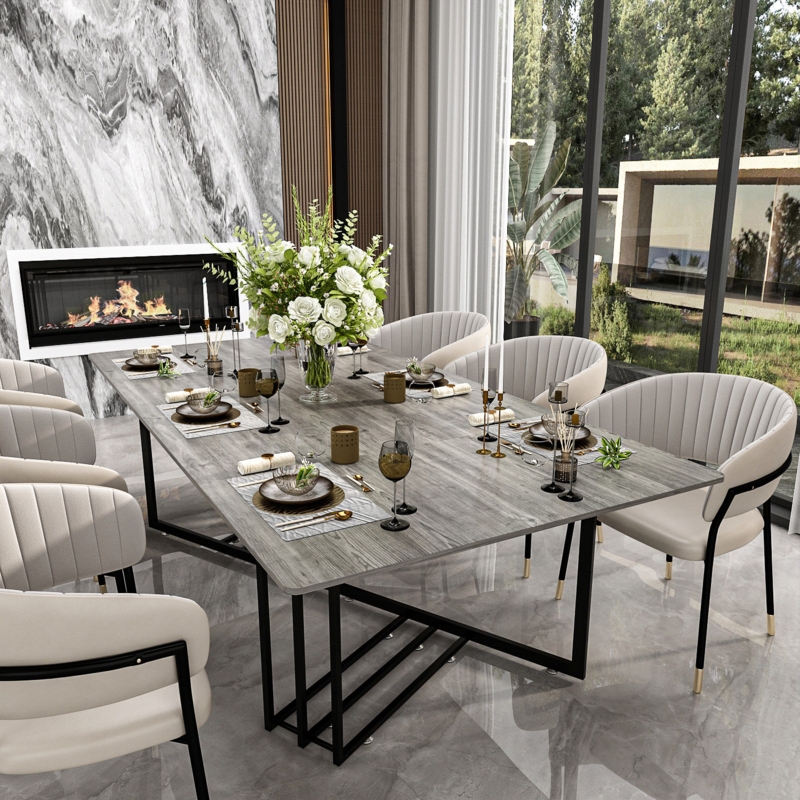 Bainum Metal Base Dining Table