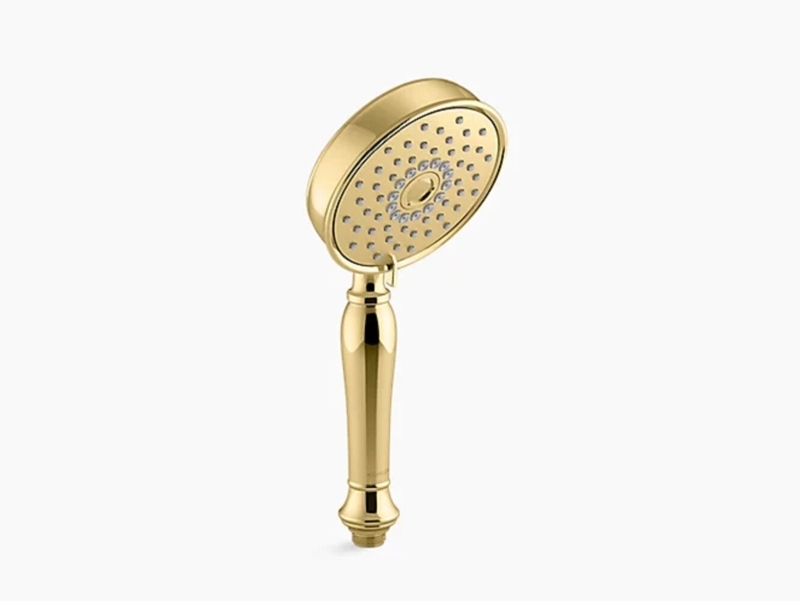 Bancroft Multi-Function Handshower, Handheld Shower Head with Three Sprays, 2.5 GPM