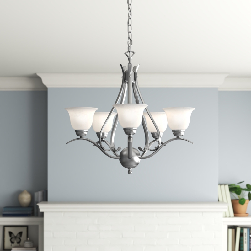 Baronne 5 - Light Dimmable Classic / Traditional Chandelier