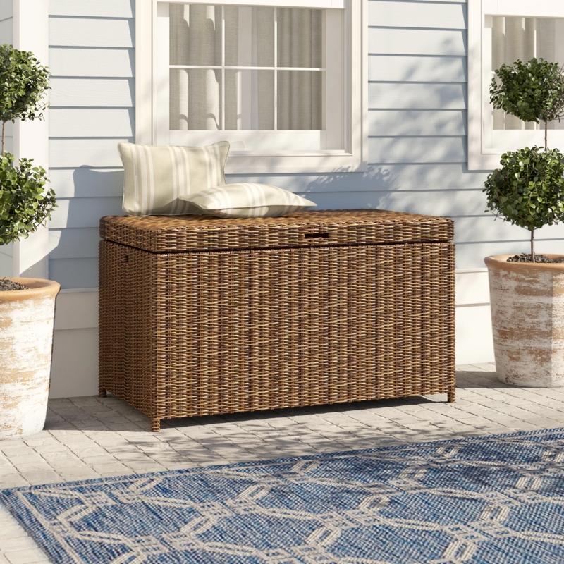 Beachcrest Home Edlin 180 Gallons Water Resistant Deck Box