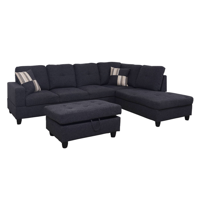 Bearrow 3 - Piece Upholstered Sectional