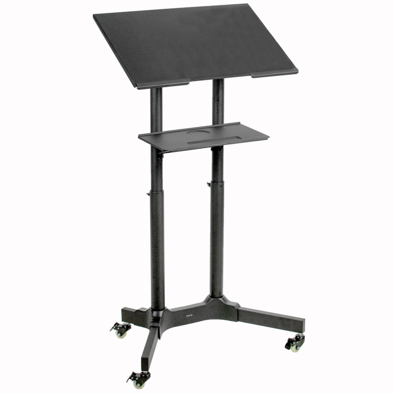 Black Multi-Purpose Mobile Podium