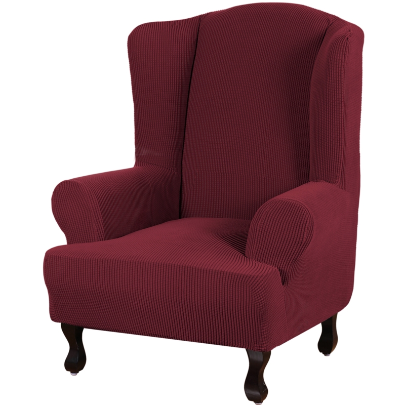 Box Cushion Wingback Slipcover
