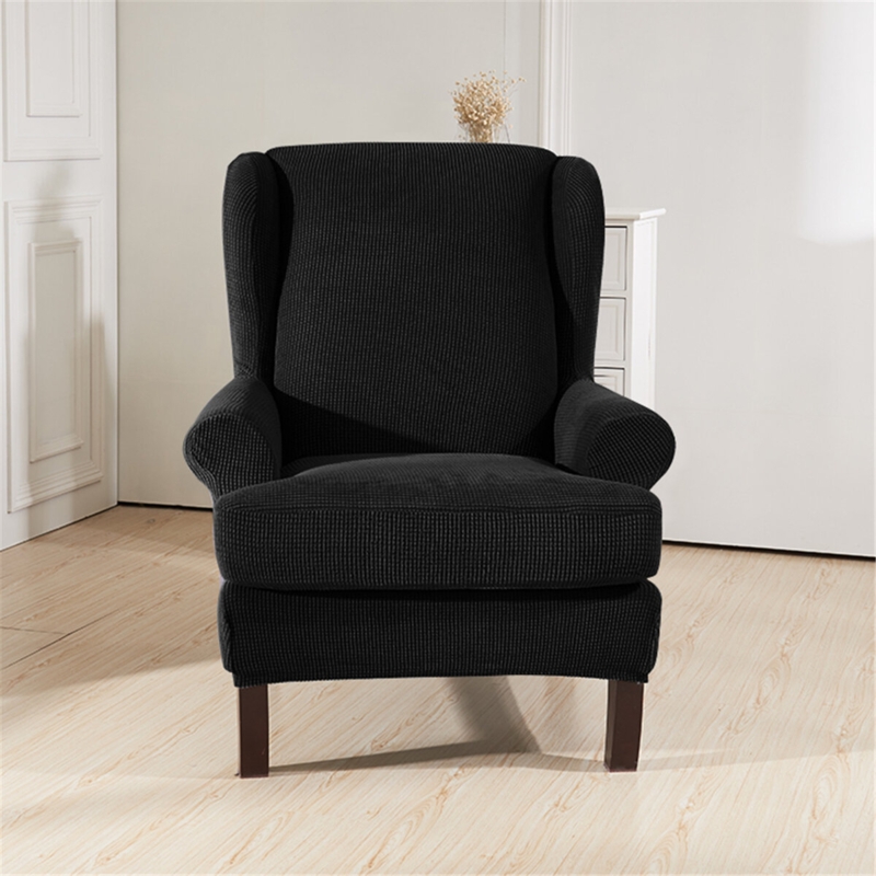 Box Cushion Wingback Slipcover