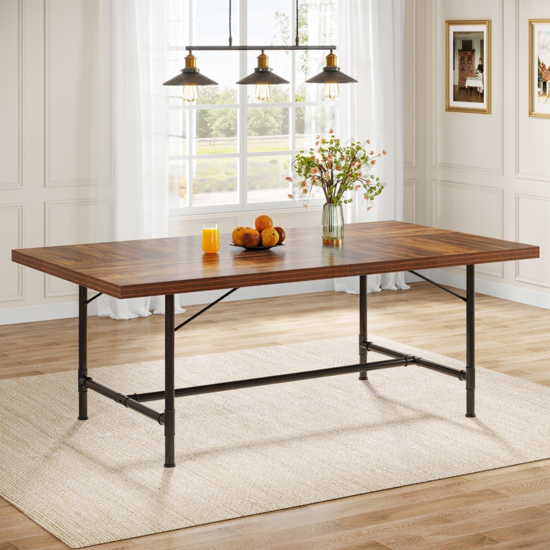 Bregmen Metal Base Dining Table