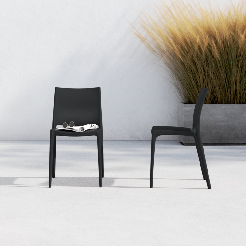 Burt Outdoor Stacking Dining Side Chair