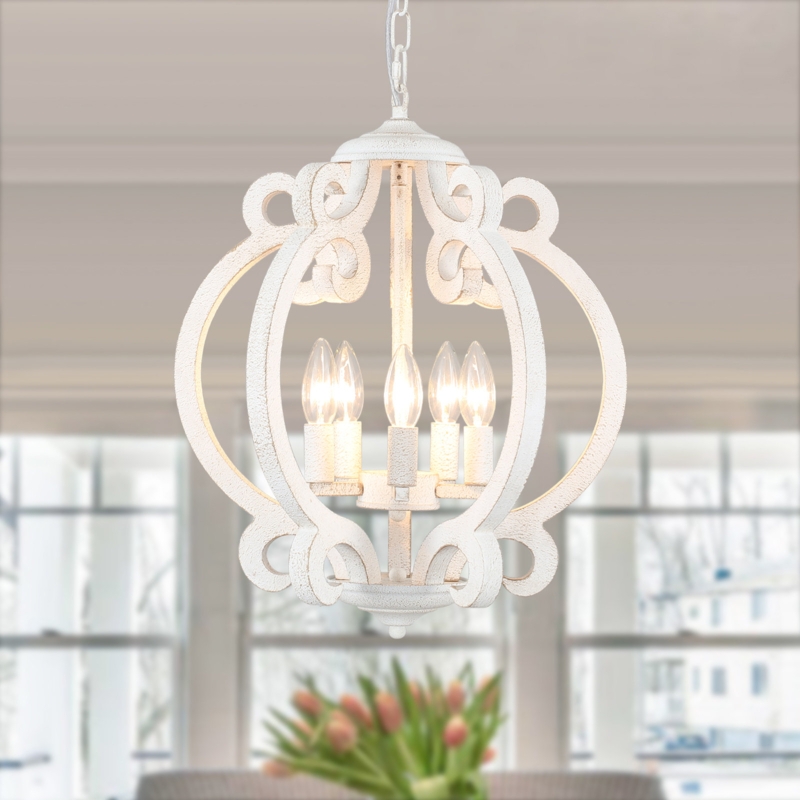 Calistoga 5 - Light Dimmable Geometric Chandelier