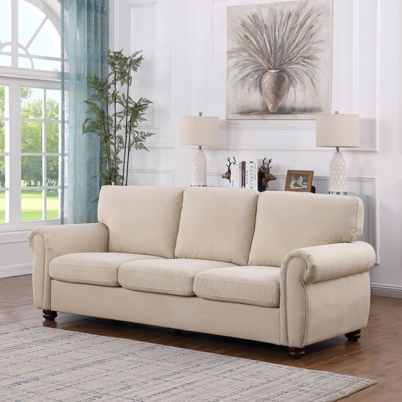 Camille 84.6'' Upholstered Sofa