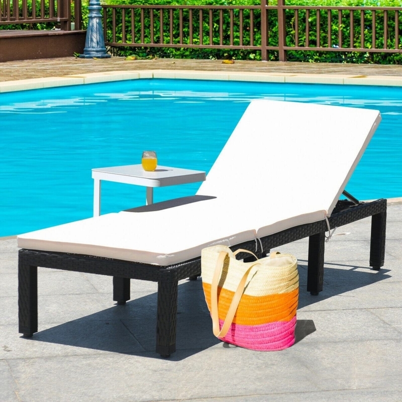 Capitol Outdoor Wicker Chaise Lounge