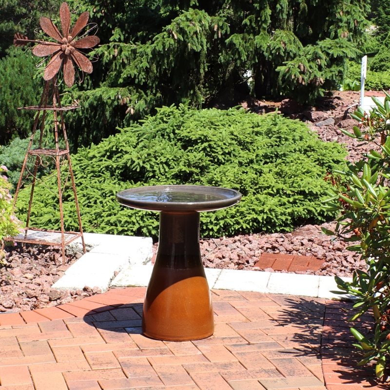 Ceramic Bird Bath Birdbath