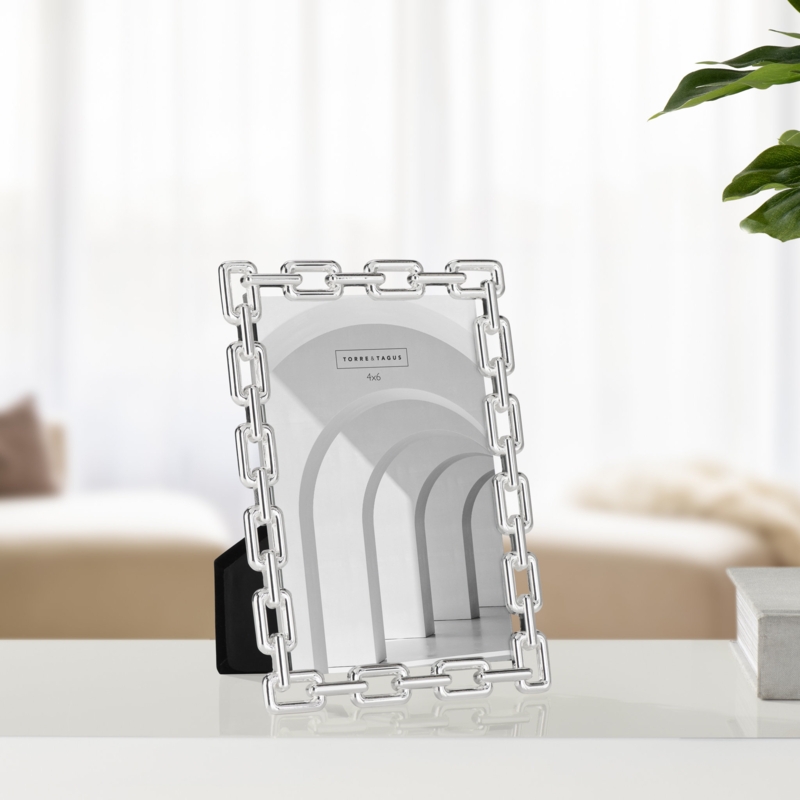 Chain Metal Link Picture Frame