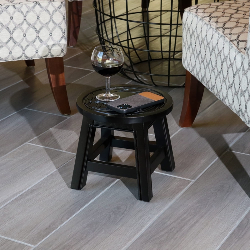 Charleigh Solid Wood Accent Stool