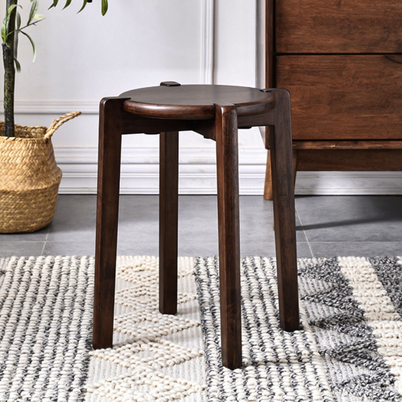 Christhelm Solid Wood Stool (Set of 2)