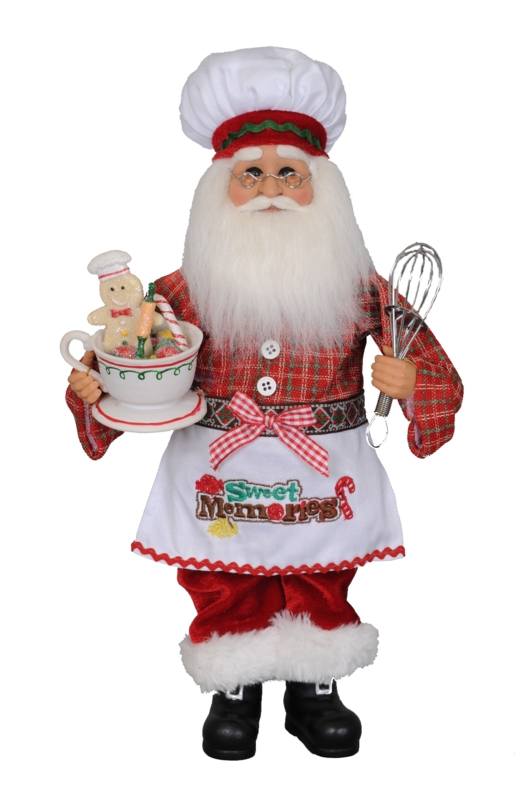 Christmas Kitchen Santa Figurine