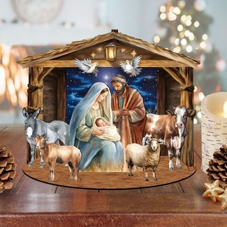 Porcelain Nativity Scene - Foter