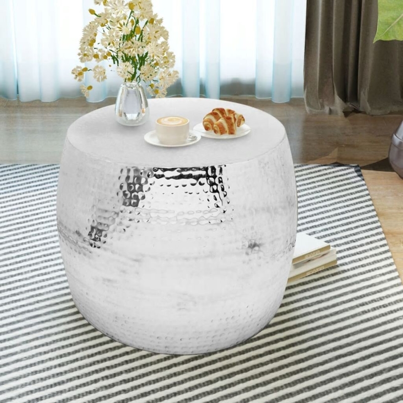 Coffee Table Aluminum Living Room Side Accent Couch Table