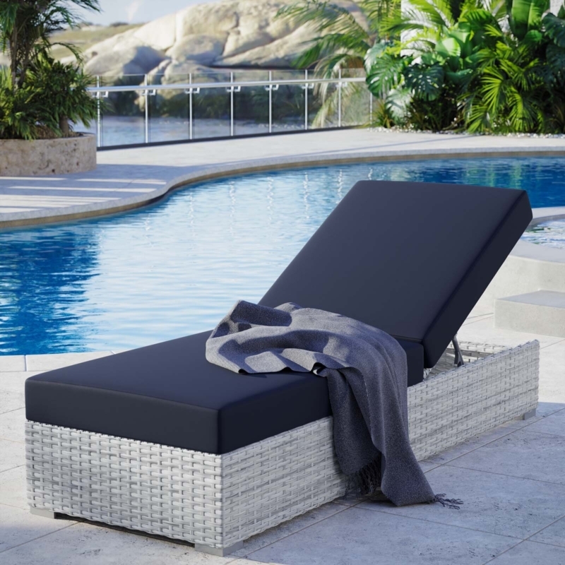 Convene Outdoor Patio Chaise by Modway