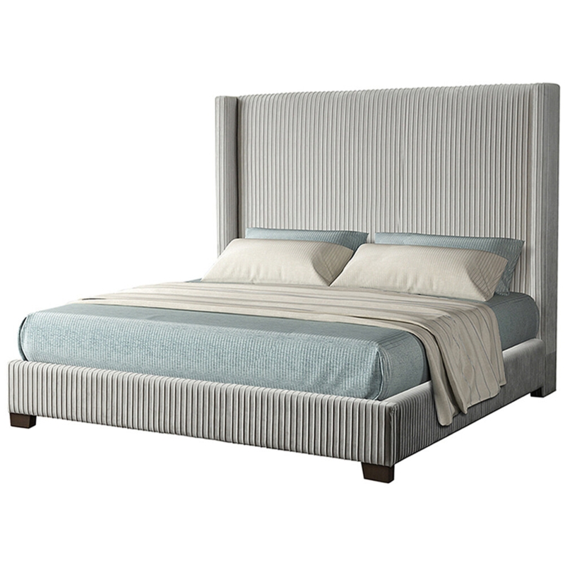 Corey Pleated Upholstered Bed