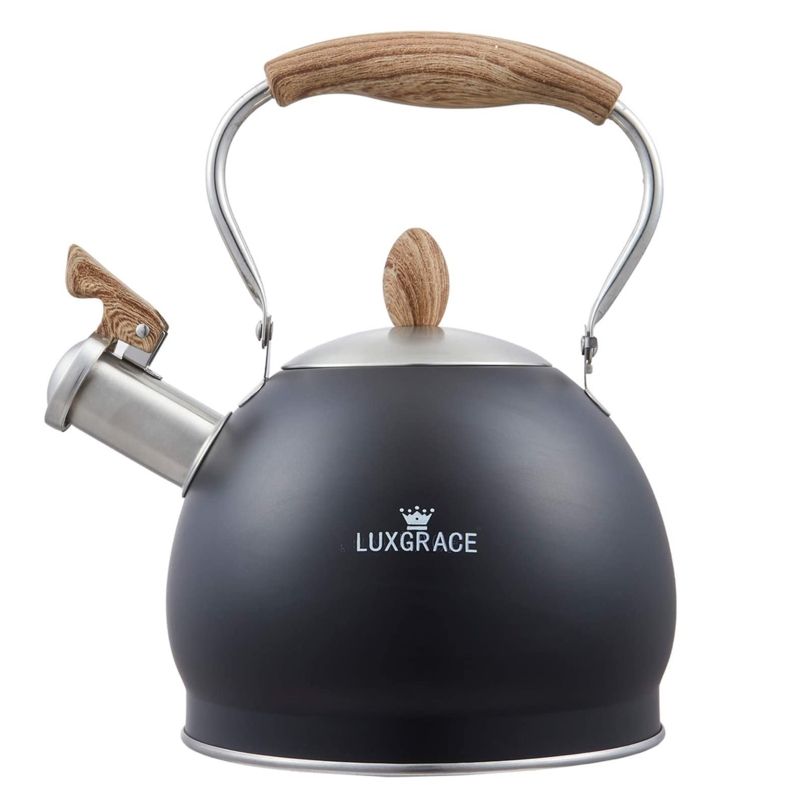 Creative Home 2.6 Quarts Stainless Steel Whistling Stovetop Tea Kettle