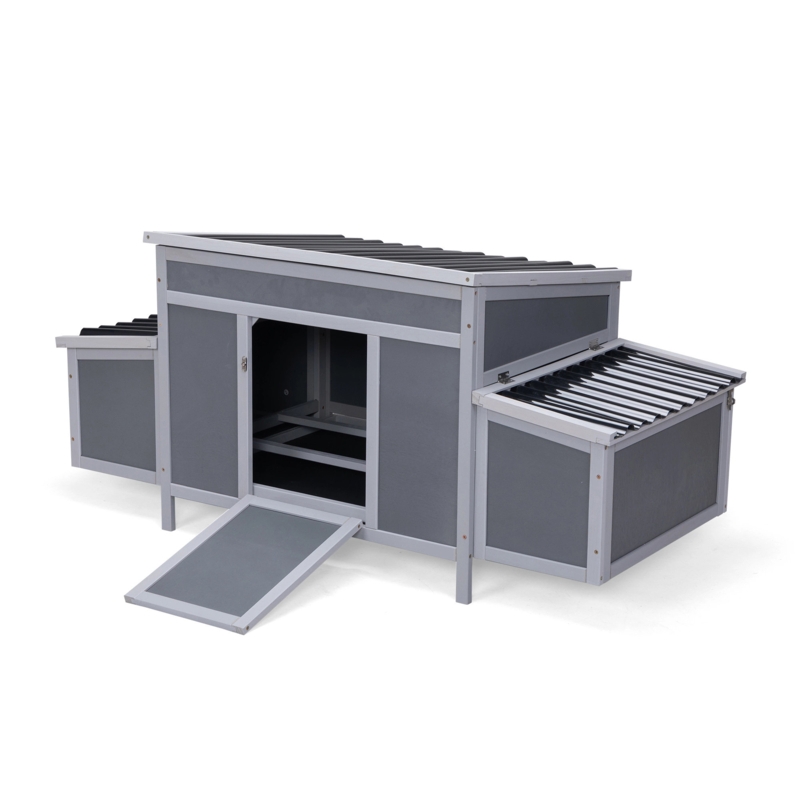 Danfore 16 Square Feet Chicken Coop with Nesting Box For Up To 4 Chickens