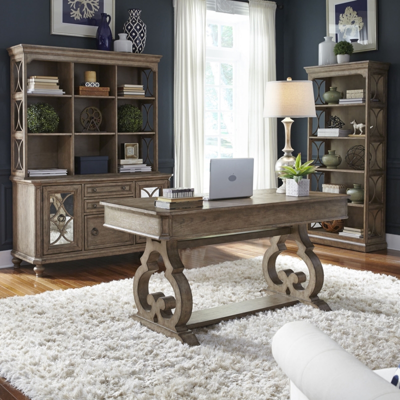 Deboraah 3 Writing Desk Office Set with Hutch