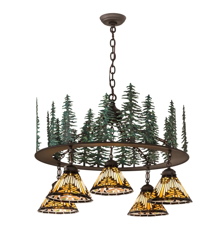 Domnick 5 - Light Dimmable Geometric Chandelier