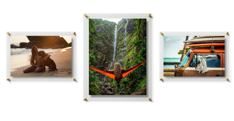 Double Panel "Triplo" Frames, 3 Pieces