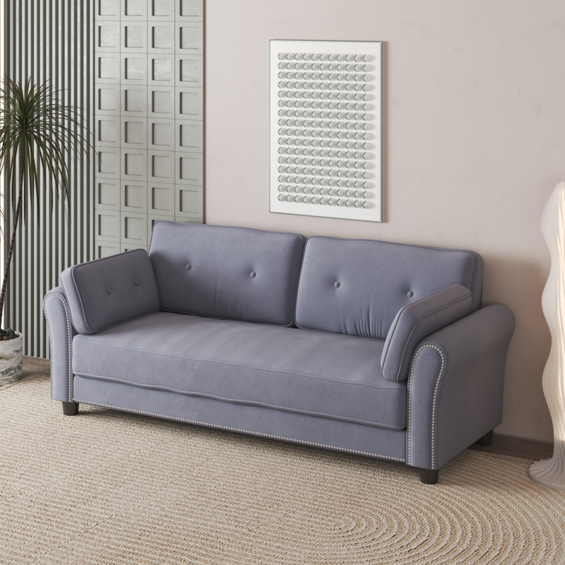 Elarna 79'' Velvet Sofa