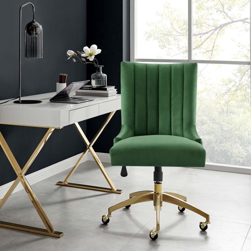 Empower Channel Tufted Fabric Office Chair
