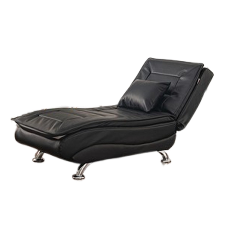 Faux Leather Chaise Lounge