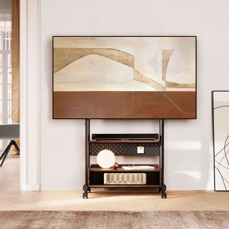 Fitueyes Single Screen Floor Stand Mount