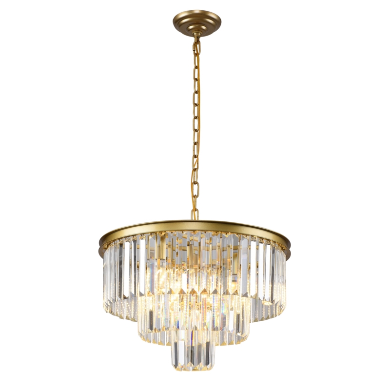 Geboe 6 - Light Dimmable Tiered Chandelier