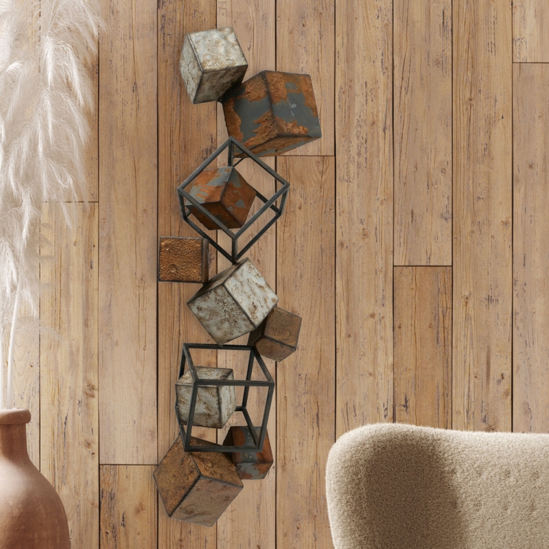 Handmade Modern Abstract Wall Decor on Metal