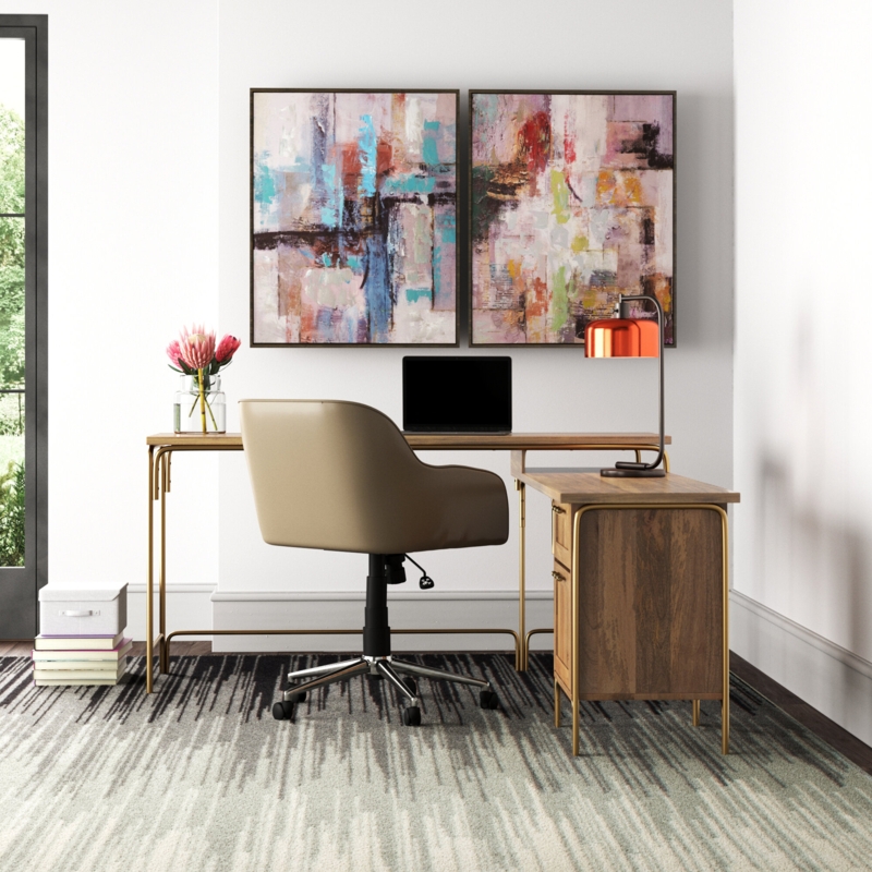 Hanner L-Shape Executive Desk