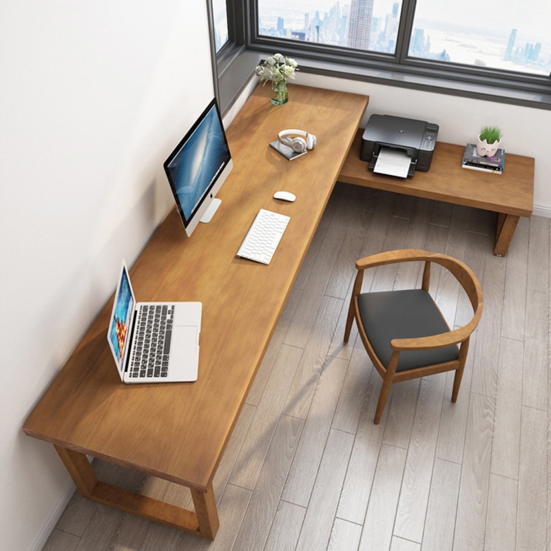Haso 3 L-Shaped Desk And Chair Set Office Set with Chair