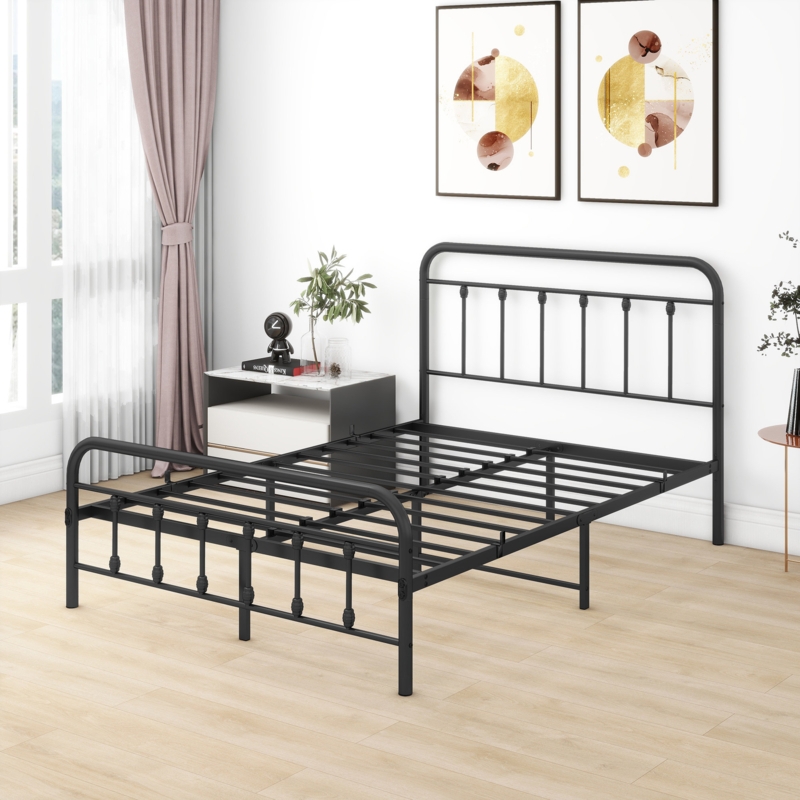 Hidalgo Metal Platform Bed