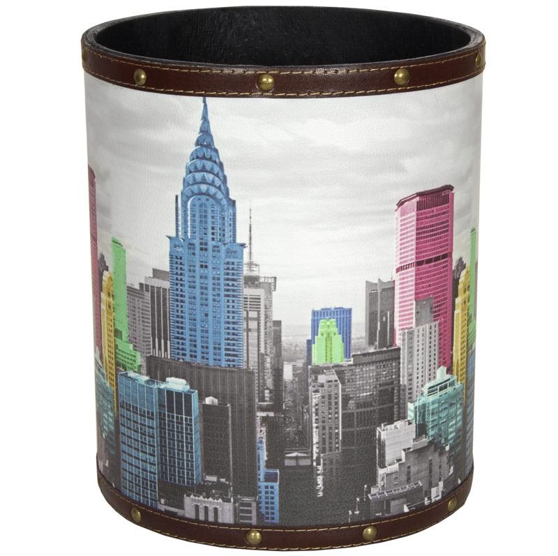 Highlights of New York 2.9 Gallon Waste Basket