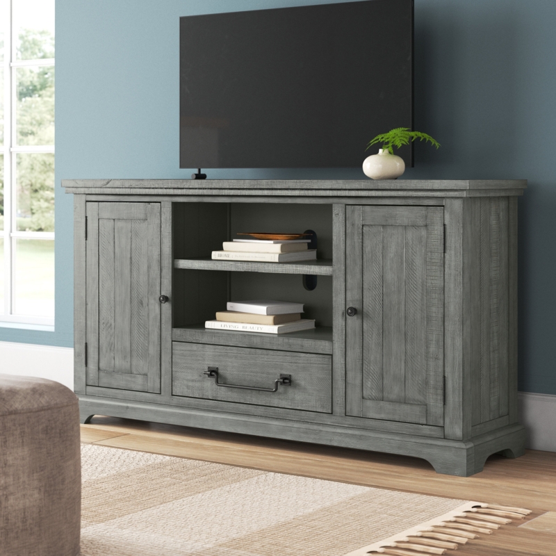 Hoddesd Solid Wood TV Stand for TVs up to 65"