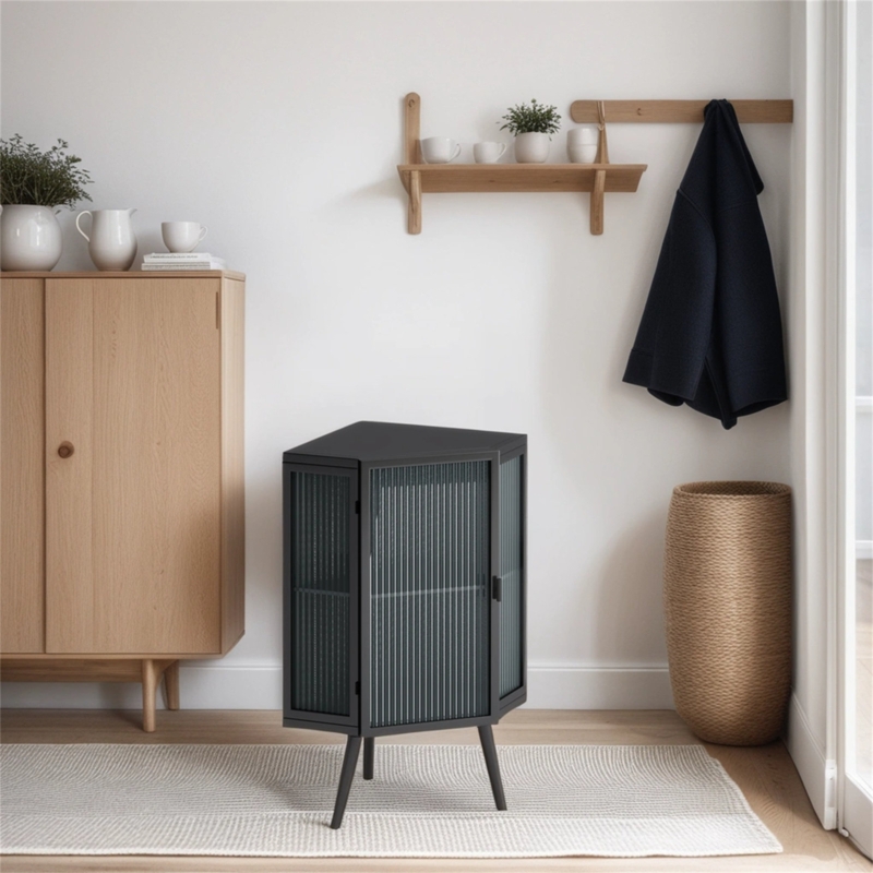 Jameyah Iron Accent Cabinet