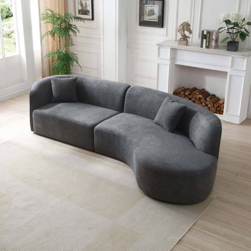 Janesh 126.37'' Upholstered Sofa