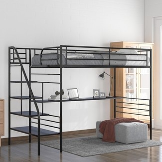 Metal Loft Beds With a Desk - Foter