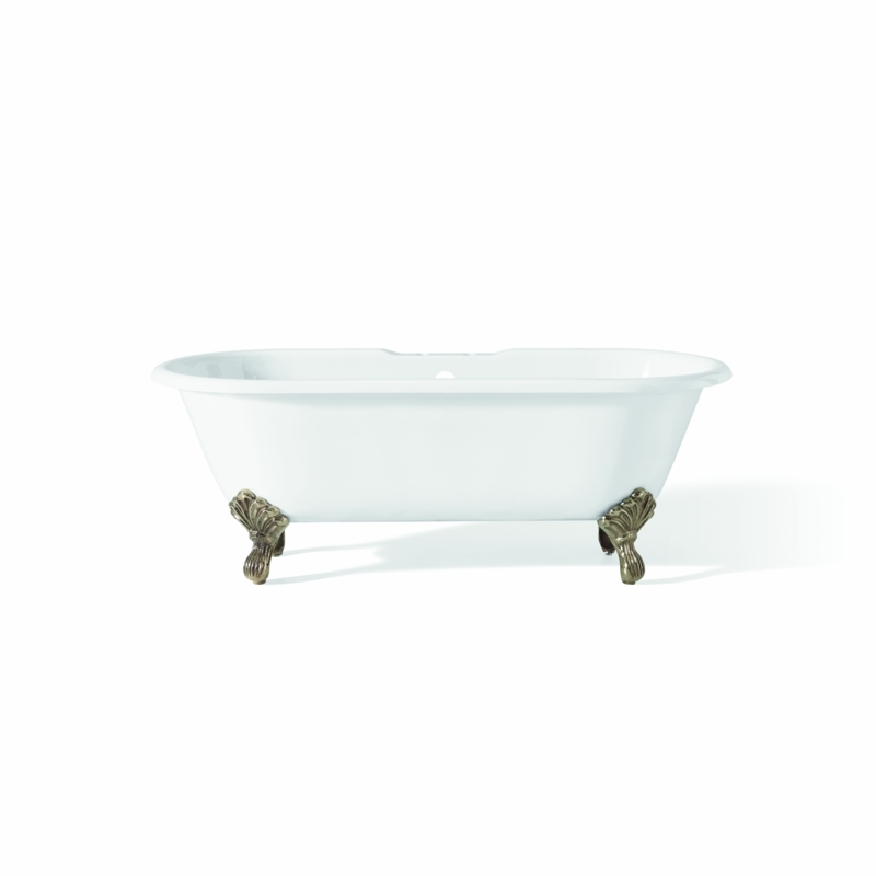 Kristin 61'' x 31'' Freestanding Soaking Cast Iron Bathtub