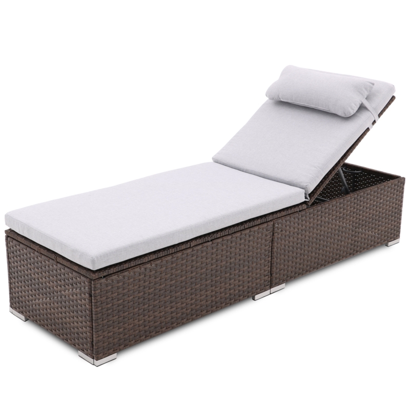 Kwinana Outdoor Wicker Chaise Lounge